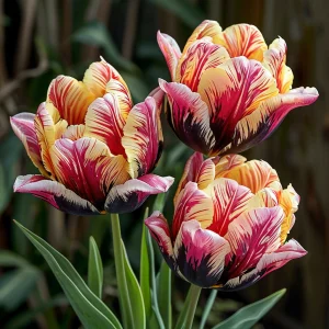 Тюльпан Роял Гарнит купить по цене от 425р. в интернет-магазине «Посадика» с доставкой почтой в в Ожерельее и по всей России – [изображение №1].