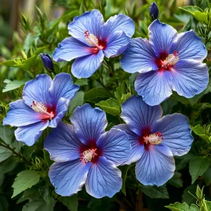 Гибискус садовый Блуминг Квин купить по цене от 259р. в интернет-магазине «Посадика» с доставкой почтой в в Ожерельее и по всей России – [изображение №1].