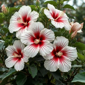 Гибискус Рэд Элеганс купить по цене от 380р. в интернет-магазине «Посадика» с доставкой почтой в в Ожерельее и по всей России – [изображение №1].