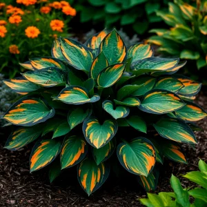 Хоста Бархатный Полог купить по цене от 560р. в интернет-магазине «Посадика» с доставкой почтой в в Ожерельее и по всей России – [изображение №1].