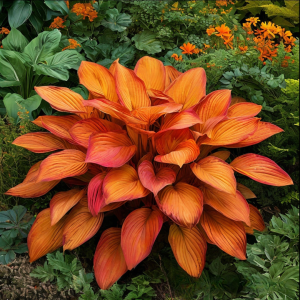 Хоста Солнечный Нектар купить по цене от 605р. в интернет-магазине «Посадика» с доставкой почтой в в Ожерельее и по всей России – [изображение №1].